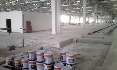 大型厂房整体消防涂料喷涂